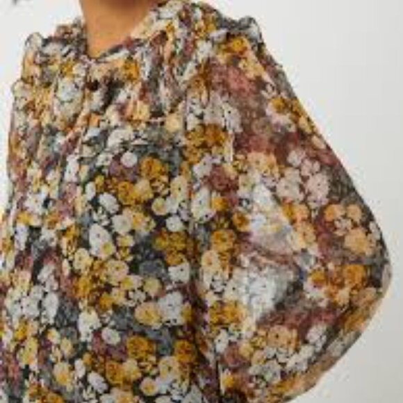 NWT Mango Maxi Dress with Black Slip - Picture 5 of 10